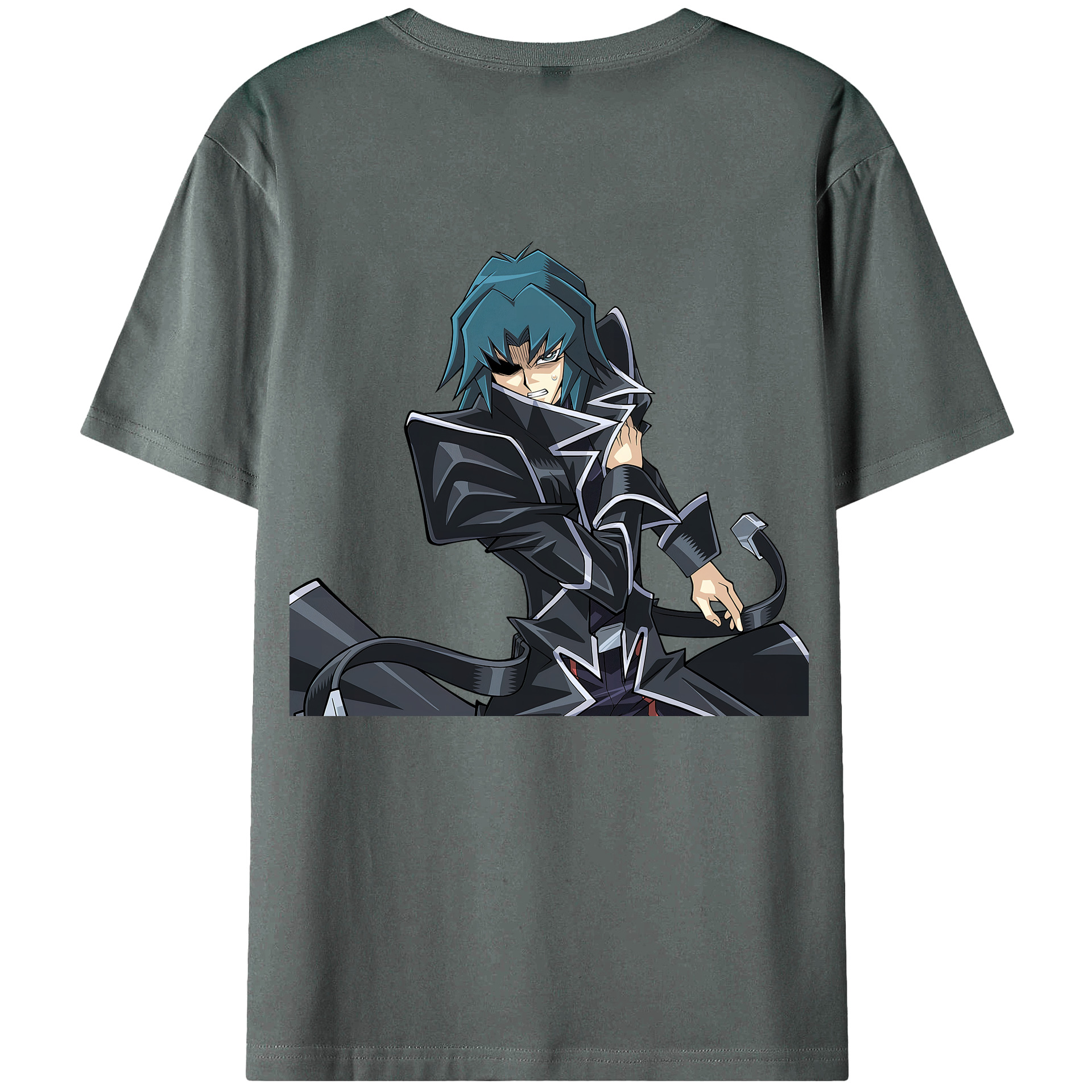 （画像用） 遊☆戯☆王 Yu-Gi-Oh! 綿100％ メンズ半袖Tシャツ（バックプリント） 通気性